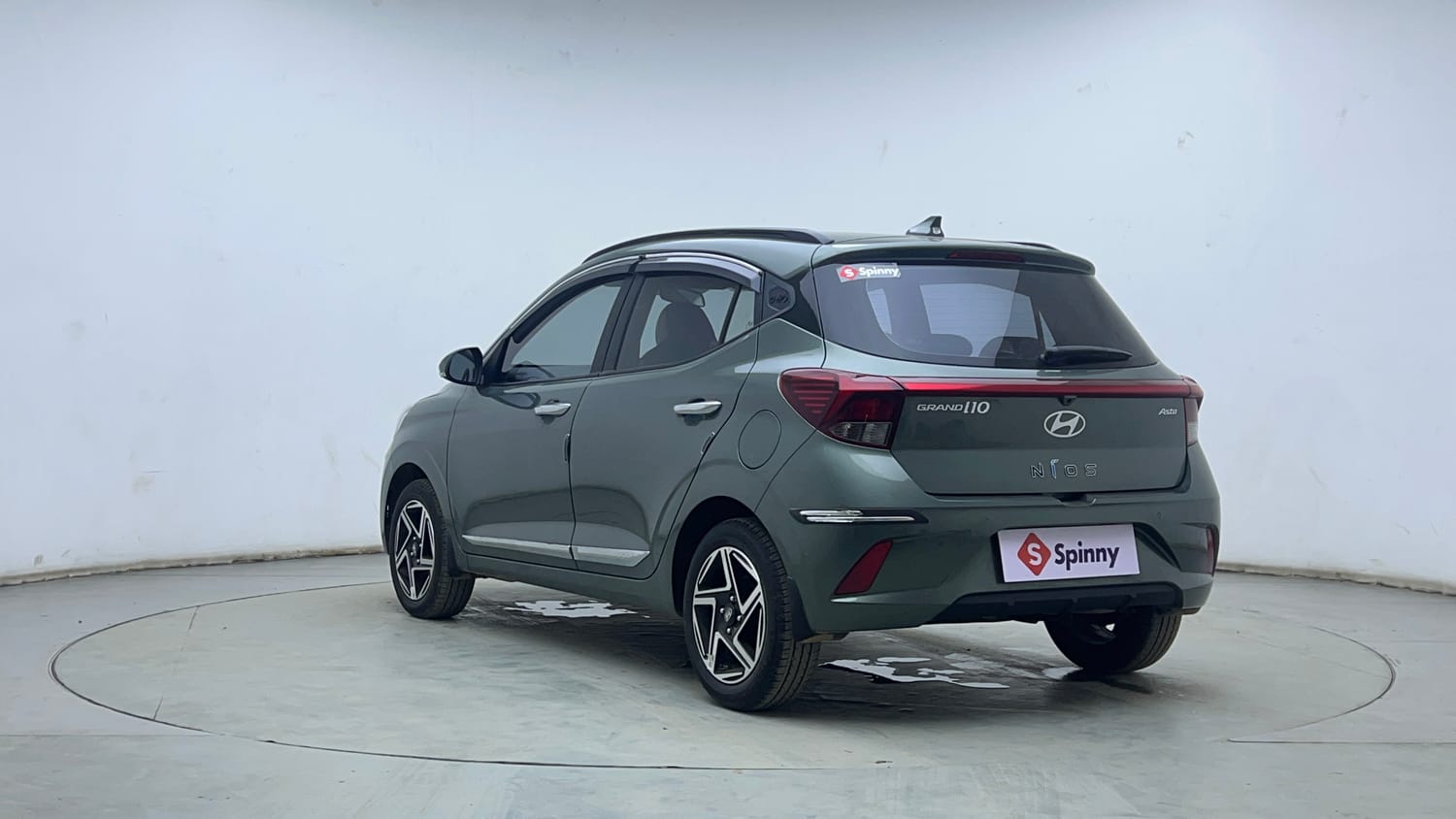 Used 2026 Hyundai Grand i10 Nios Asta 1.2 Kappa AMT Petrol Automatic exterior LEFT REAR CORNER VIEW