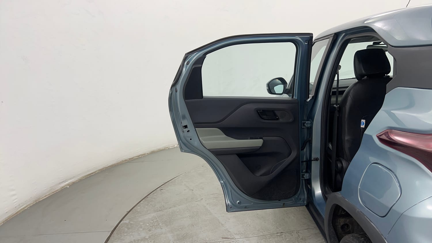Used 2022 Tata Punch Adventure Rhythm Pack MT Petrol Manual interior LEFT REAR DOOR OPEN VIEW