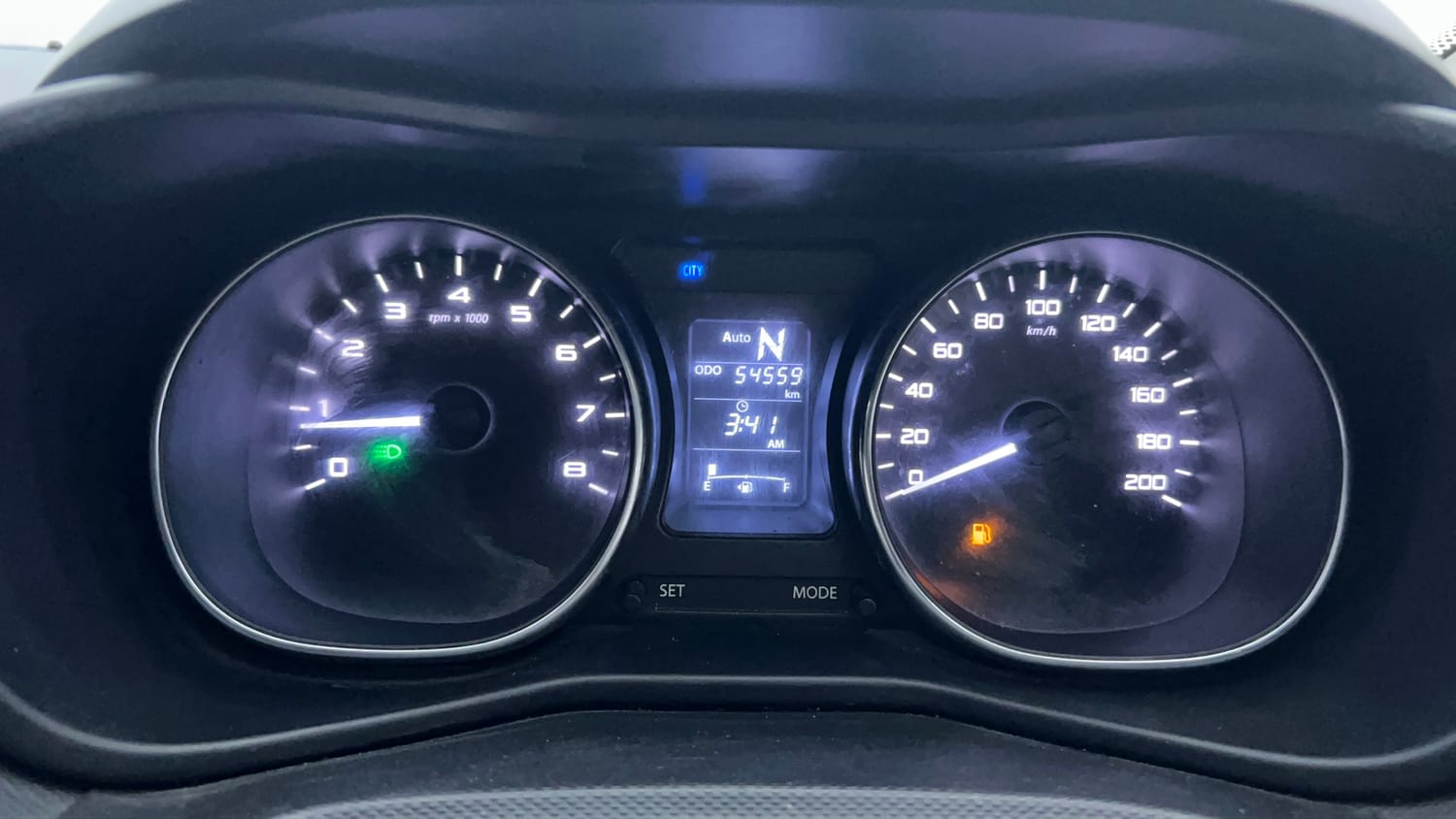 Used 2020 Tata Nexon XZA Plus (O) Petrol Automatic interior CLUSTERMETER VIEW