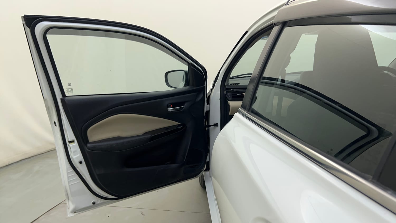 Used 2024 Toyota Glanza G Petrol Manual interior LEFT FRONT DOOR OPEN VIEW