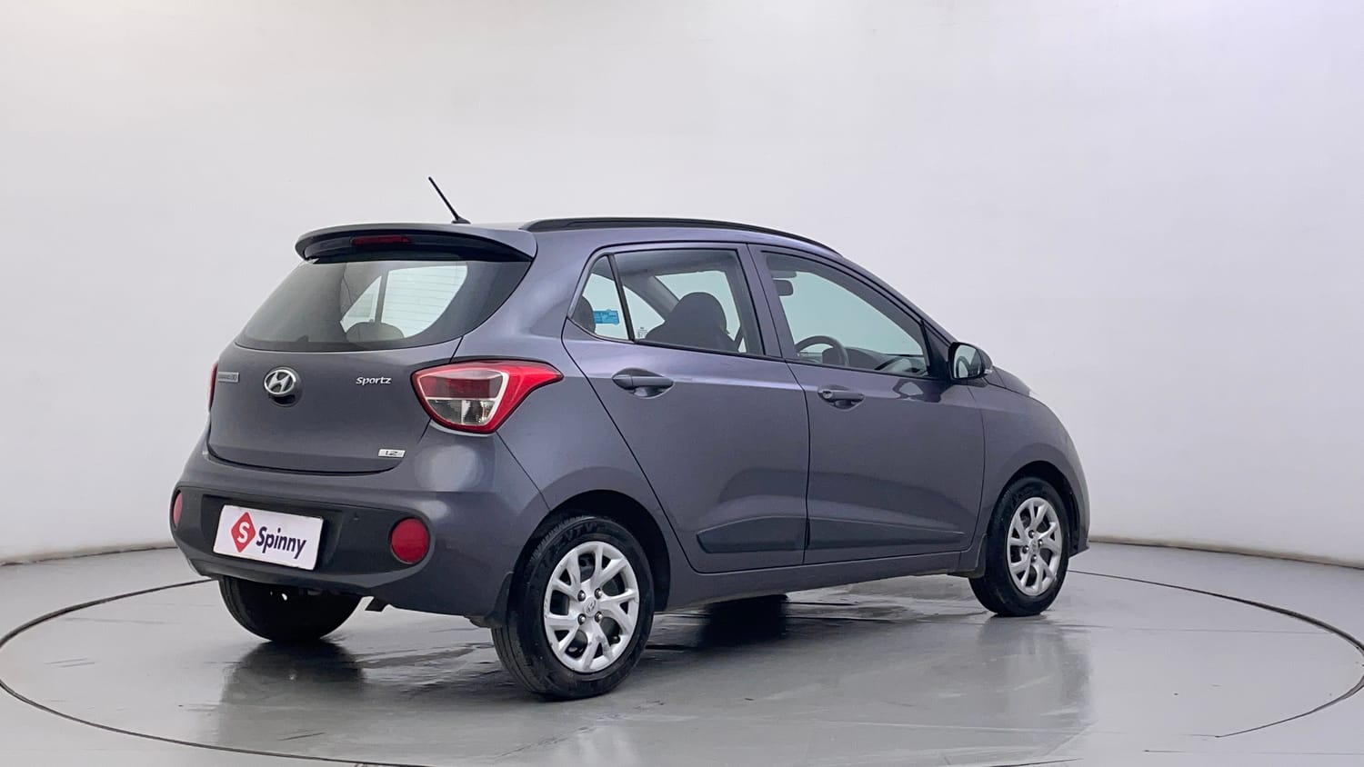 Used 2019 Hyundai Grand i10 Sportz 1.2 Kappa VTVT Petrol Manual exterior RIGHT REAR CORNER VIEW