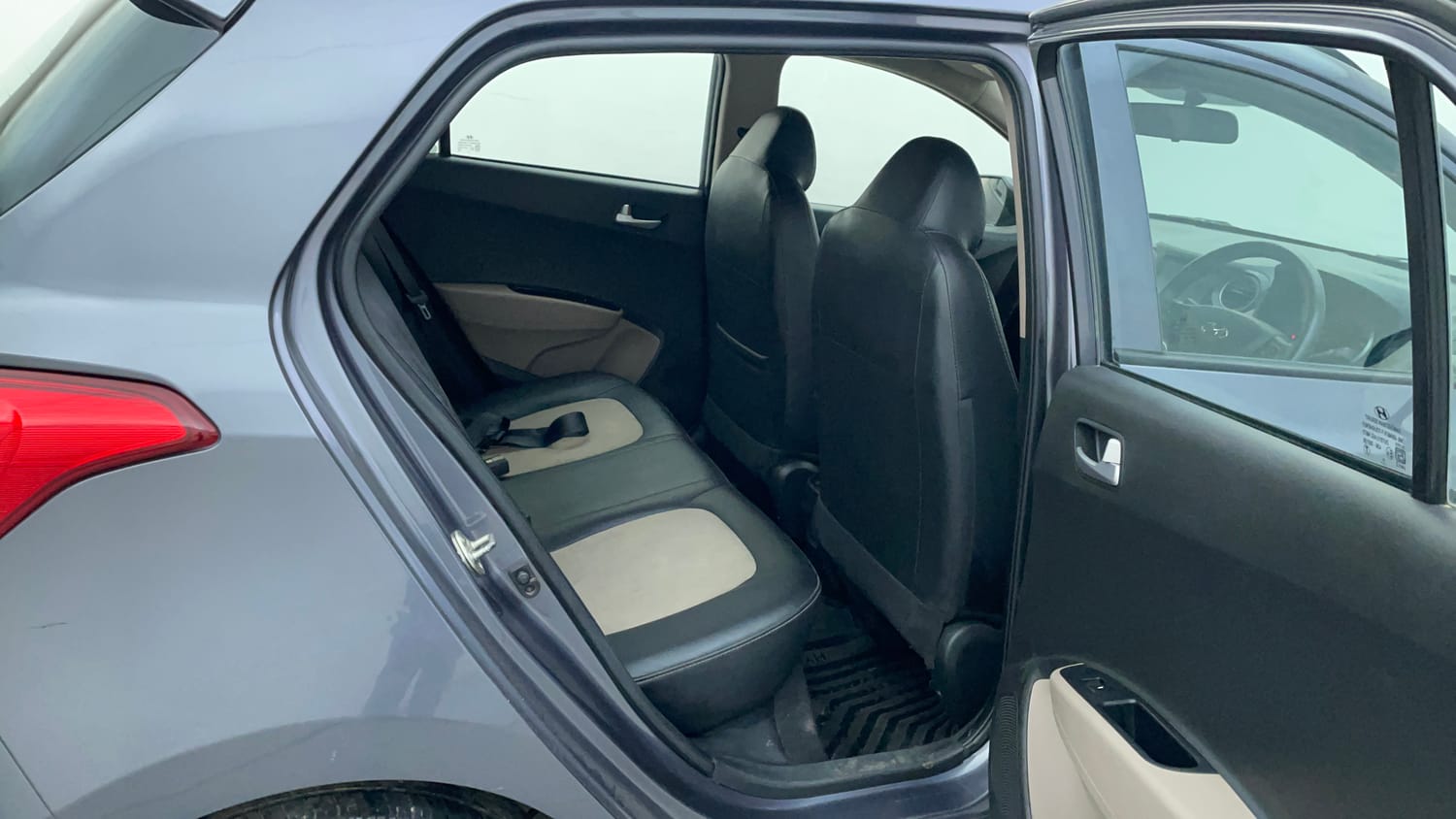 Used 2019 Hyundai Grand i10 Sportz 1.2 Kappa VTVT Petrol Manual interior RIGHT SIDE REAR DOOR CABIN VIEW