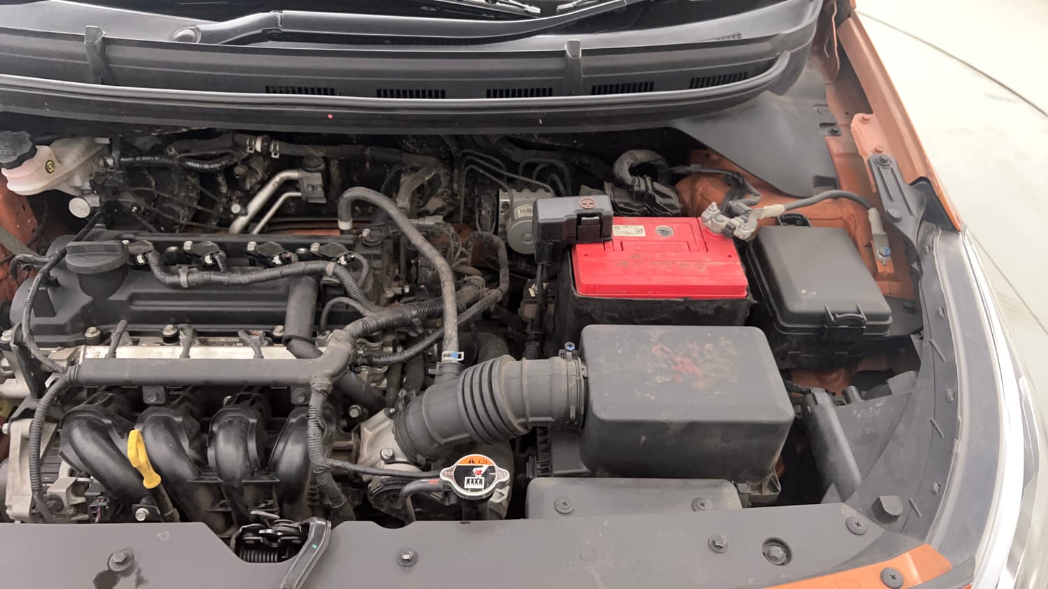 Used 2018 Hyundai Elite i20 Sportz 1.2 Petrol Manual engine ENGINE LEFT SIDE VIEW