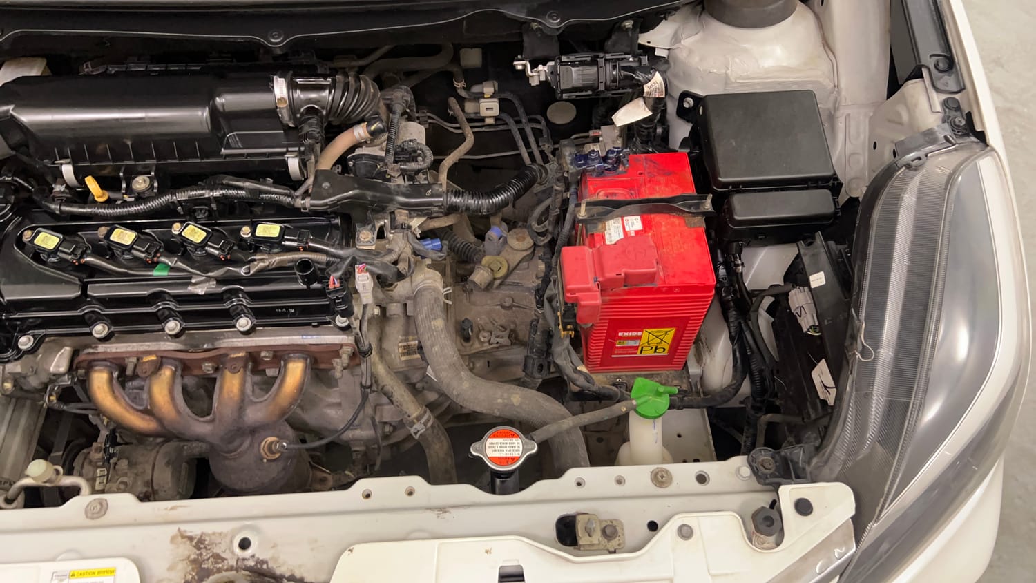 Used 2019 Maruti Suzuki Baleno Delta Petrol Manual engine ENGINE LEFT SIDE VIEW