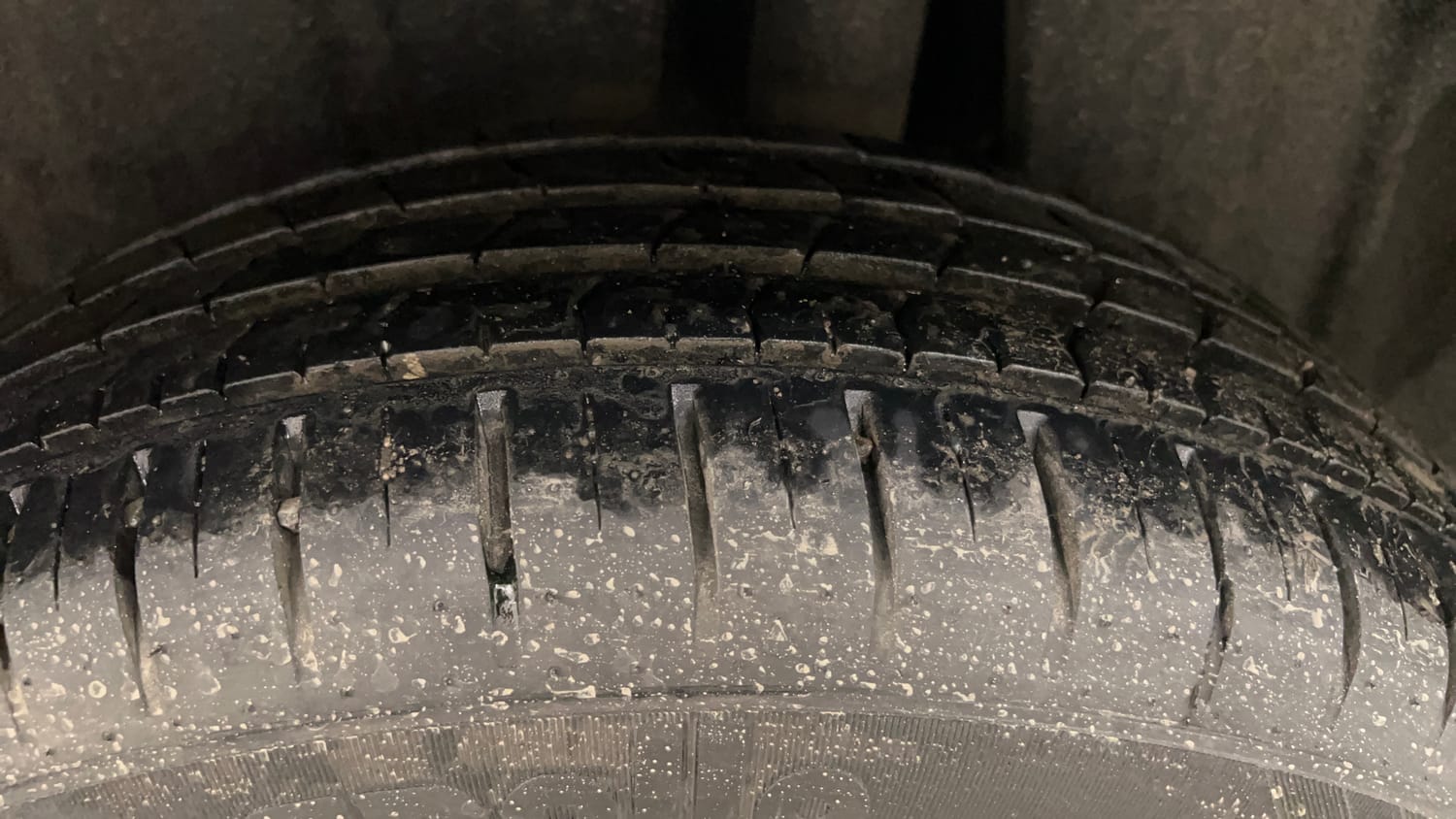 Used 2025 Maruti Suzuki Baleno Alpha AGS Petrol Automatic tyres LEFT REAR TYRE TREAD VIEW