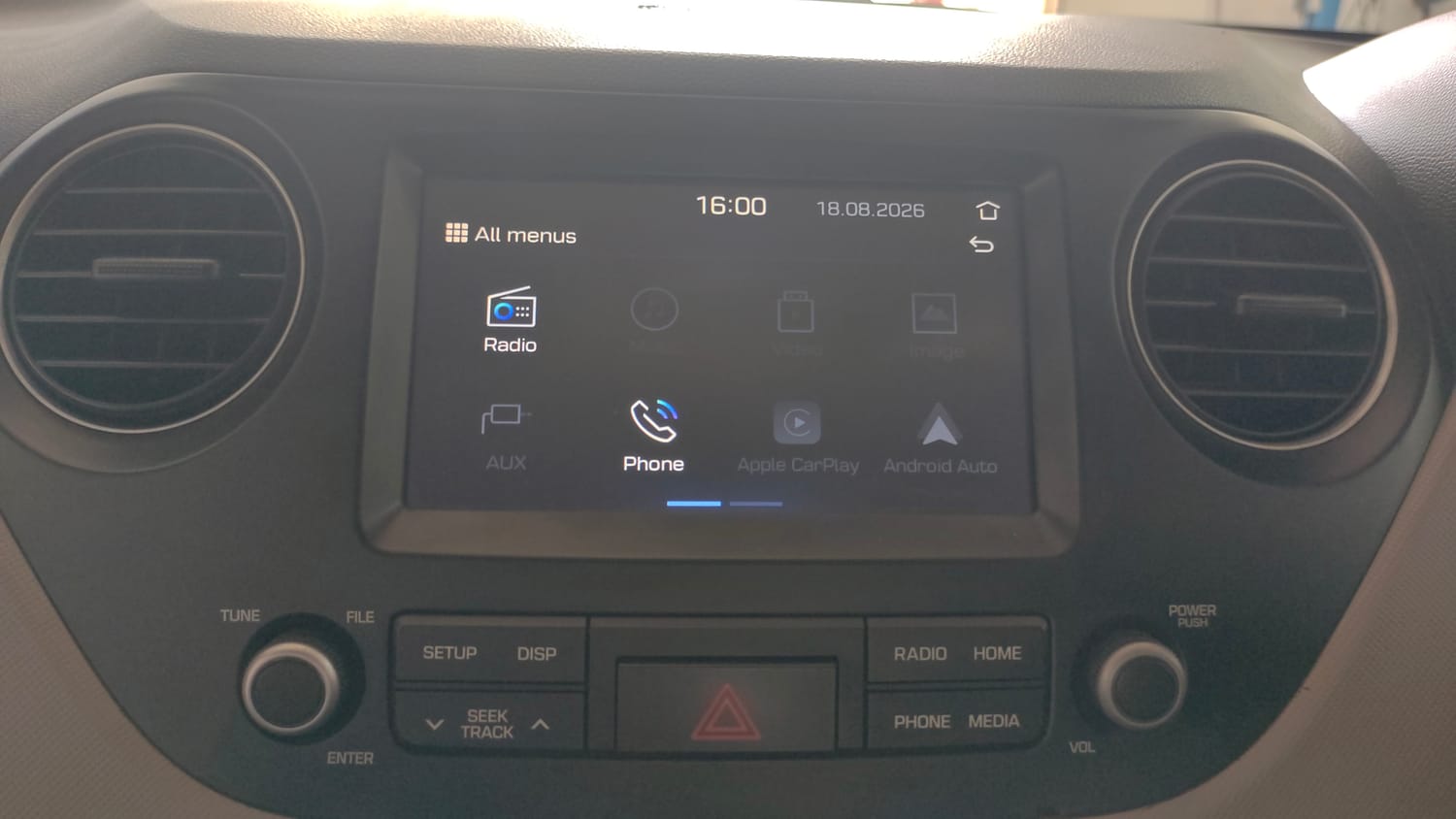 Used 2018 Hyundai Grand i10 Sportz 1.2 Kappa VTVT Petrol Manual top_features Touch screen infotainment system