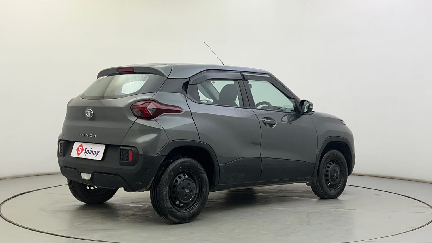 Used 2022 Tata Punch Pure Rhythm Pack MT Petrol Manual exterior RIGHT REAR CORNER VIEW