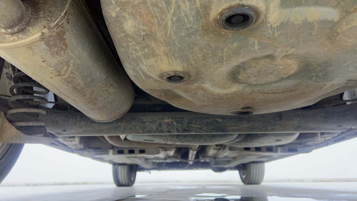 Used 2019 Volkswagen Ameo Highline Plus 1.5L (D) Diesel Manual extra REAR UNDERBODY VIEW (TAKEN FROM REAR)