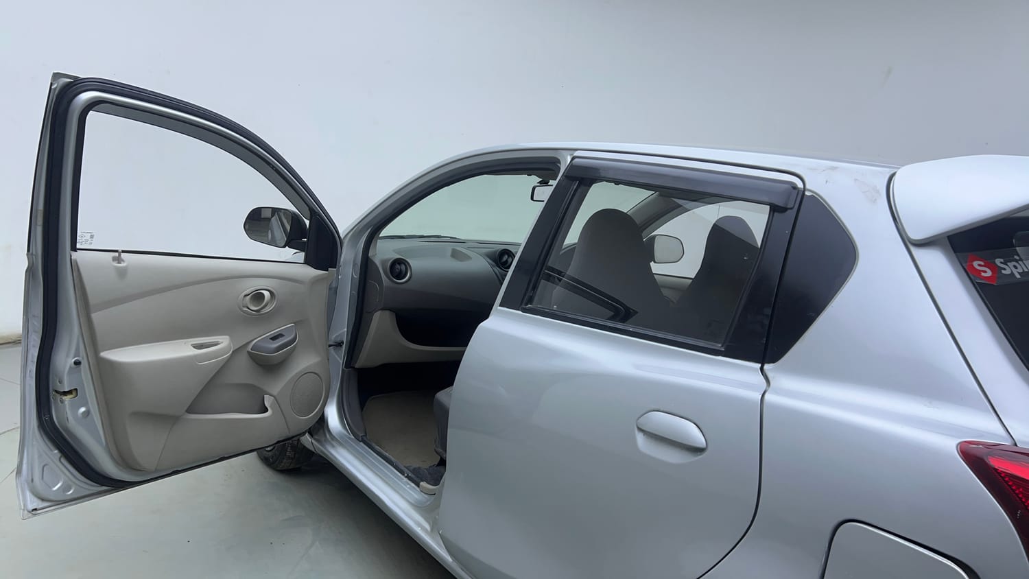 Used 2014 Datsun GO T Petrol Manual interior LEFT FRONT DOOR OPEN VIEW