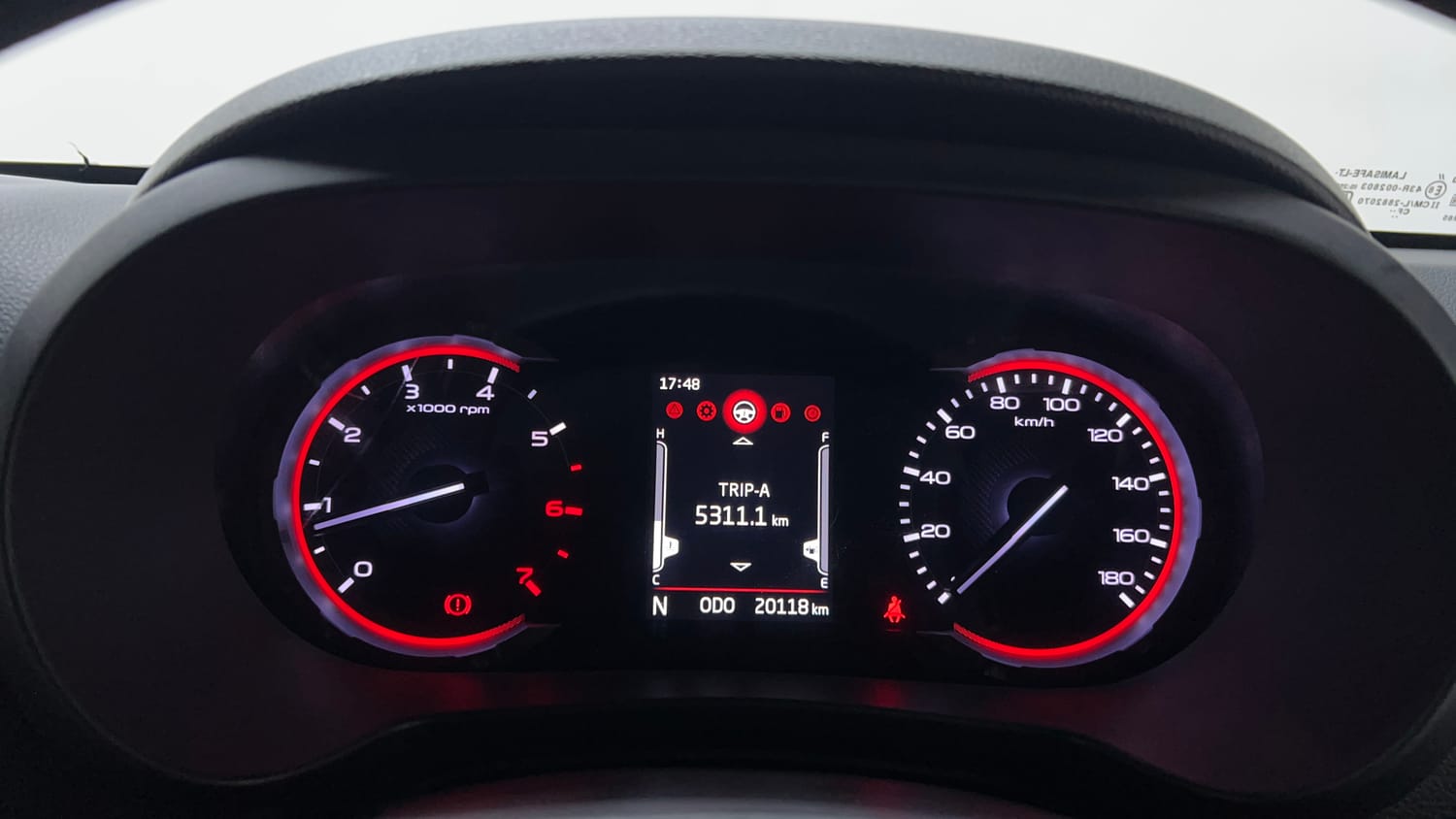 Used 2025 Mahindra Thar LX Hard Top Petrol MT 4WD Petrol Manual interior CLUSTERMETER VIEW