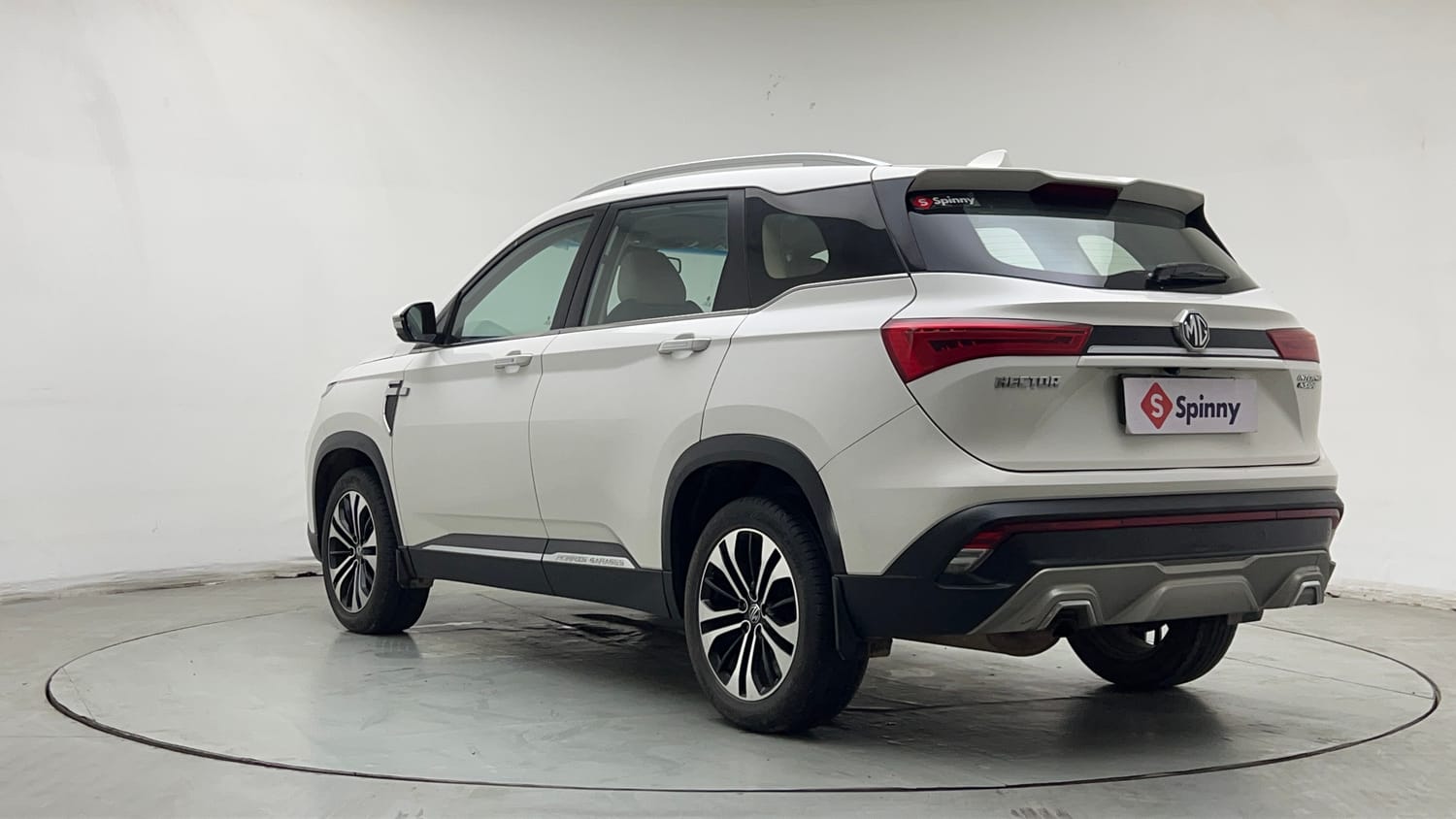 Used 2021 MG Motors Hector Sharp 1.5 Petrol CVT Petrol Automatic exterior LEFT REAR CORNER VIEW