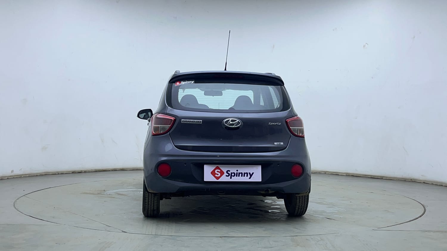 Used 2019 Hyundai Grand i10 Sportz 1.2 Kappa VTVT Petrol Manual exterior BACK VIEW