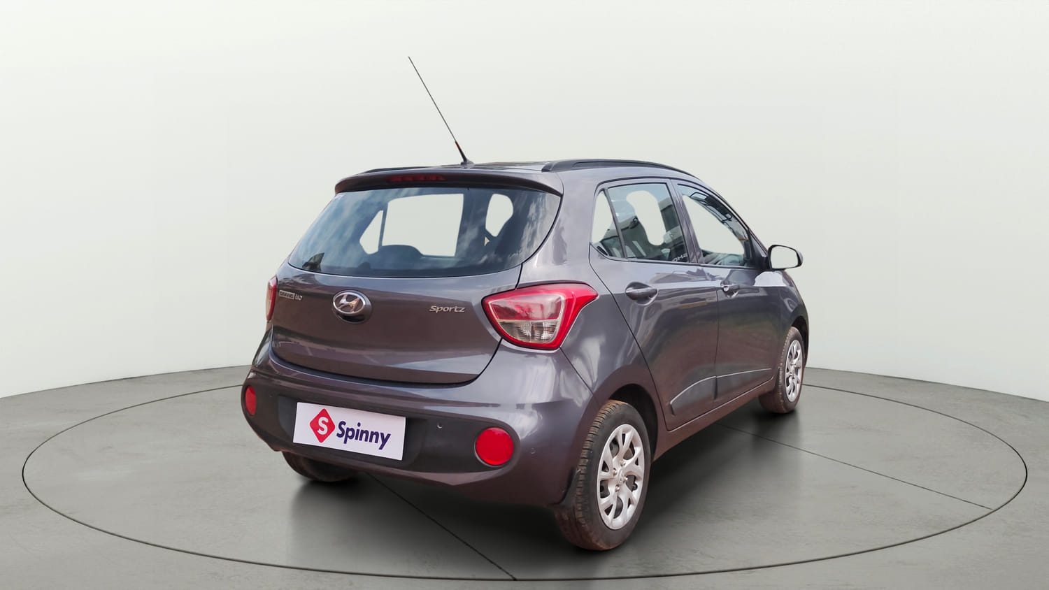 Used 2018 Hyundai Grand i10 Sportz 1.2 Kappa VTVT Petrol Manual exterior RIGHT REAR CORNER VIEW