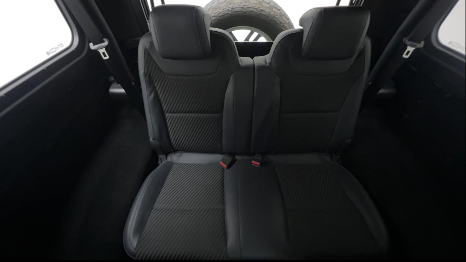 Used 2025 Mahindra Thar LX Hard Top Petrol MT 4WD Petrol Manual interior REAR SEAT CONDITION VIEW
