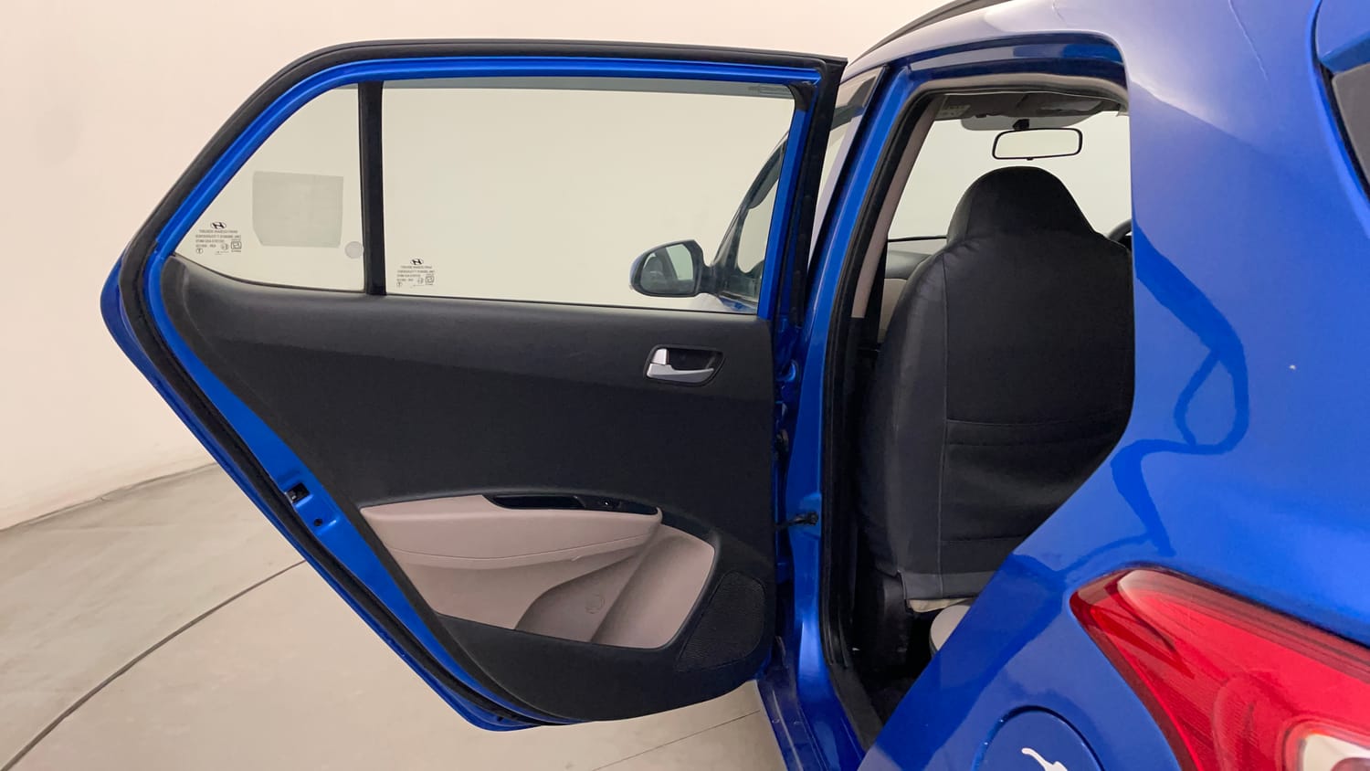 Used 2018 Hyundai Grand i10 Sportz AT 1.2 Kappa VTVT Petrol Automatic interior LEFT REAR DOOR OPEN VIEW