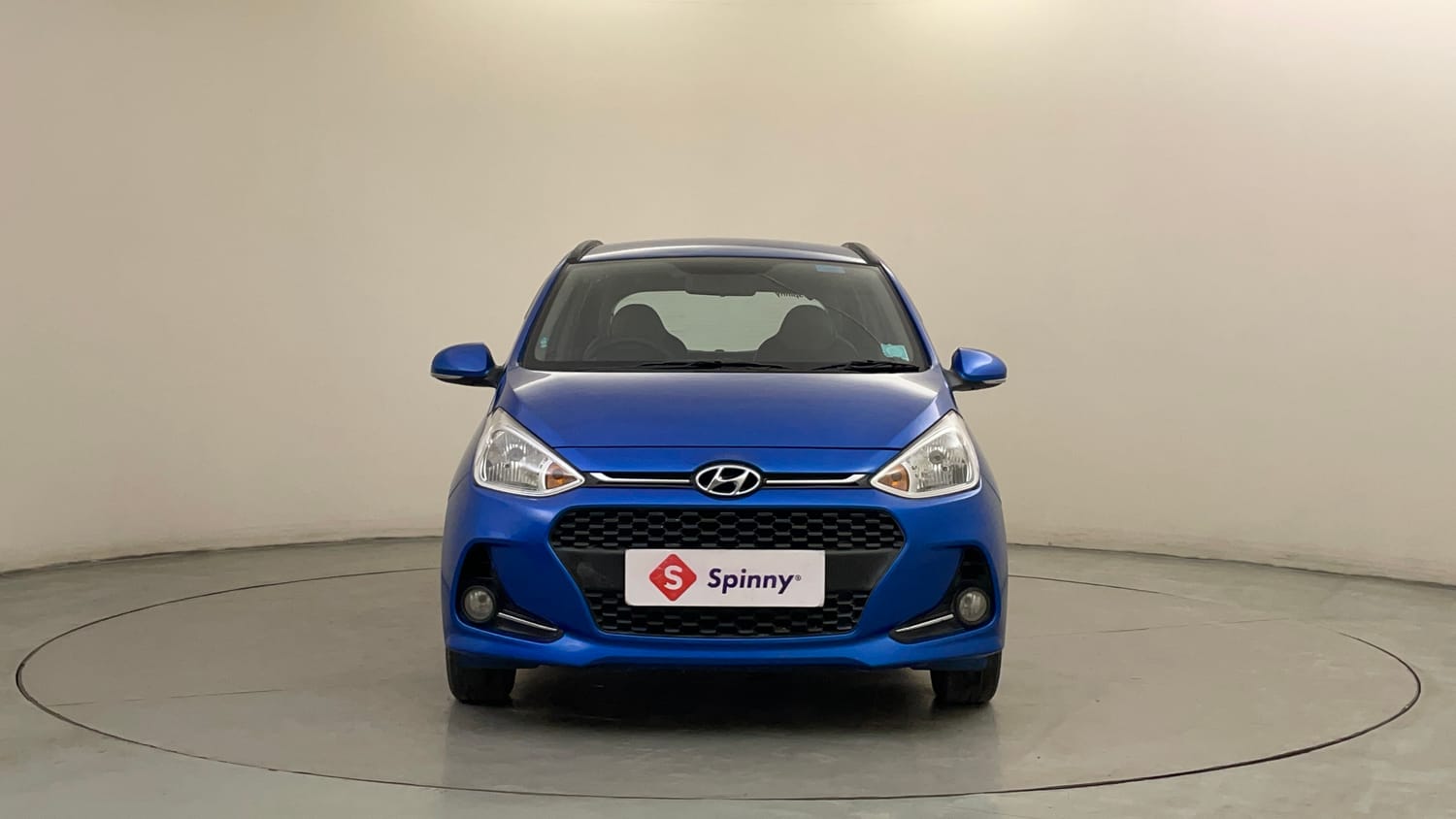 Used 2018 Hyundai Grand i10 Sportz AT 1.2 Kappa VTVT Petrol Automatic exterior FRONT VIEW