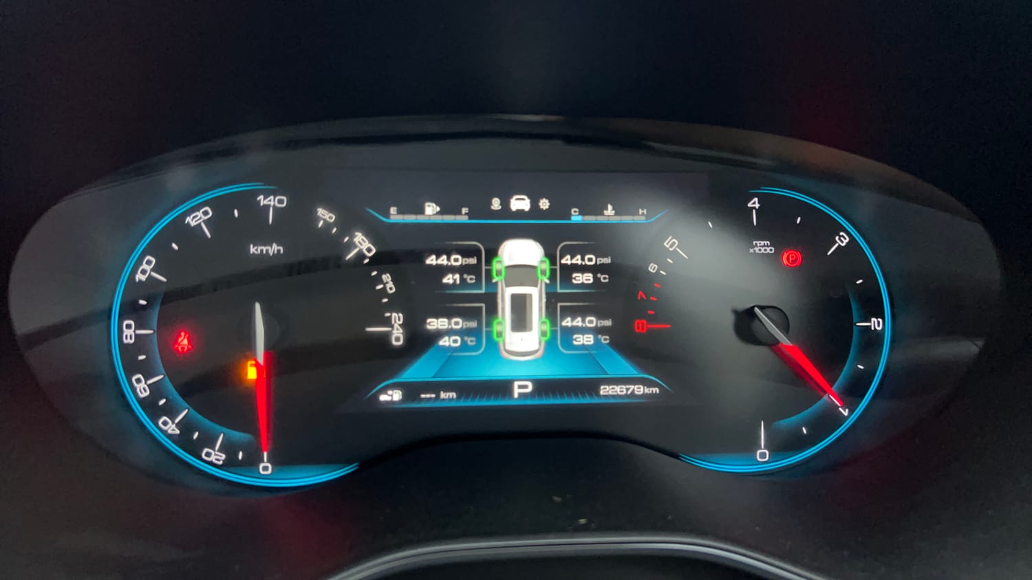 Used 2021 MG Motors Hector Sharp 1.5 Petrol CVT Petrol Automatic interior CLUSTERMETER VIEW