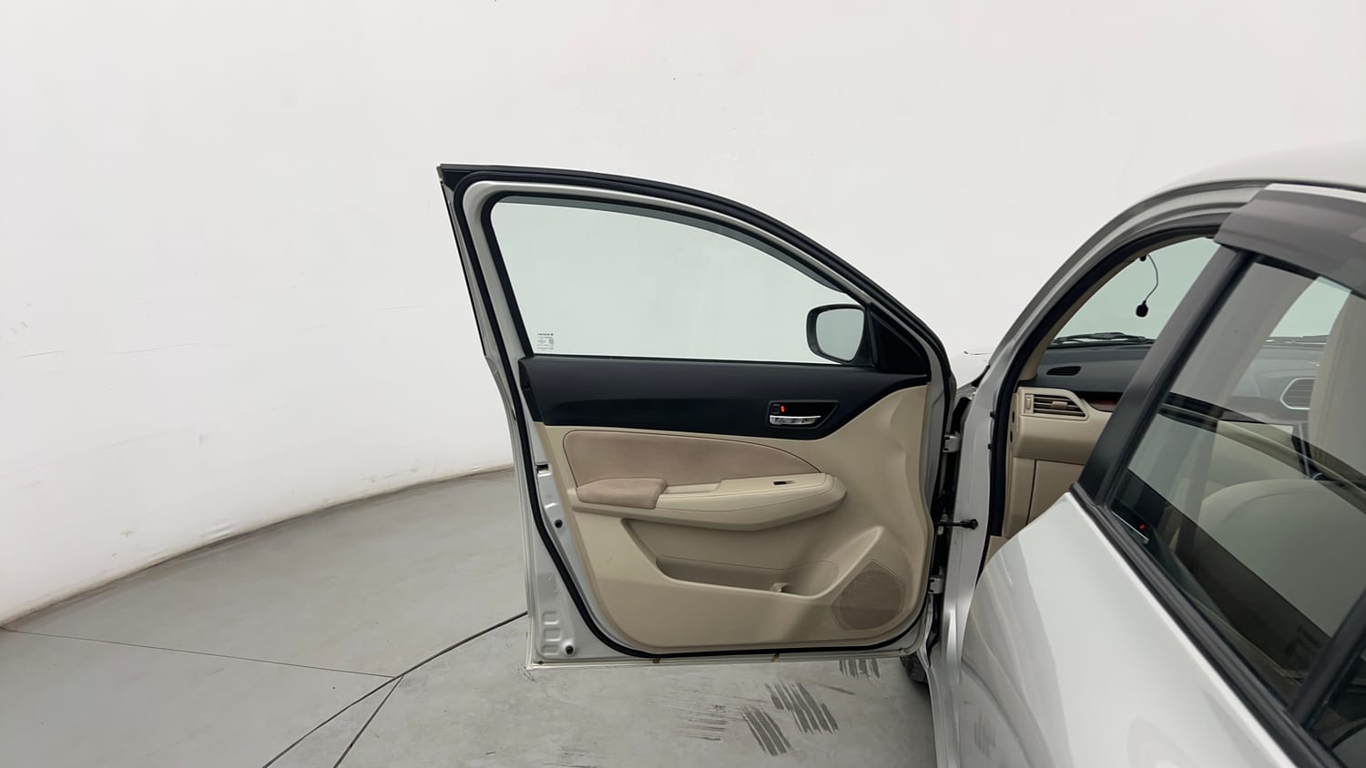 Used 2019 Maruti Suzuki Dzire VXi Petrol Manual interior LEFT FRONT DOOR OPEN VIEW