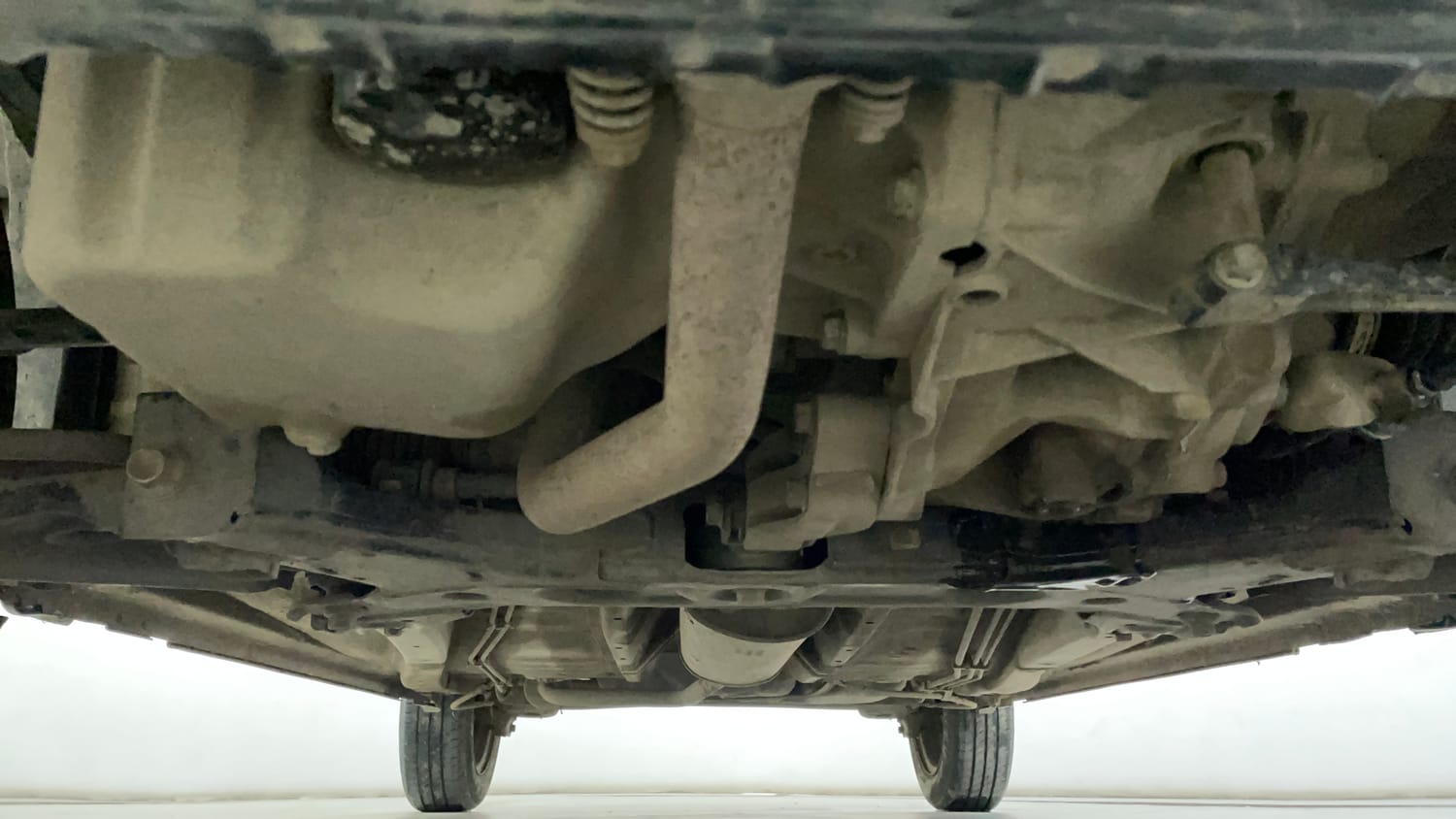 Used 2023 Maruti Suzuki S-Presso VXi S-CNG Cng Manual extra FRONT LEFT UNDERBODY VIEW