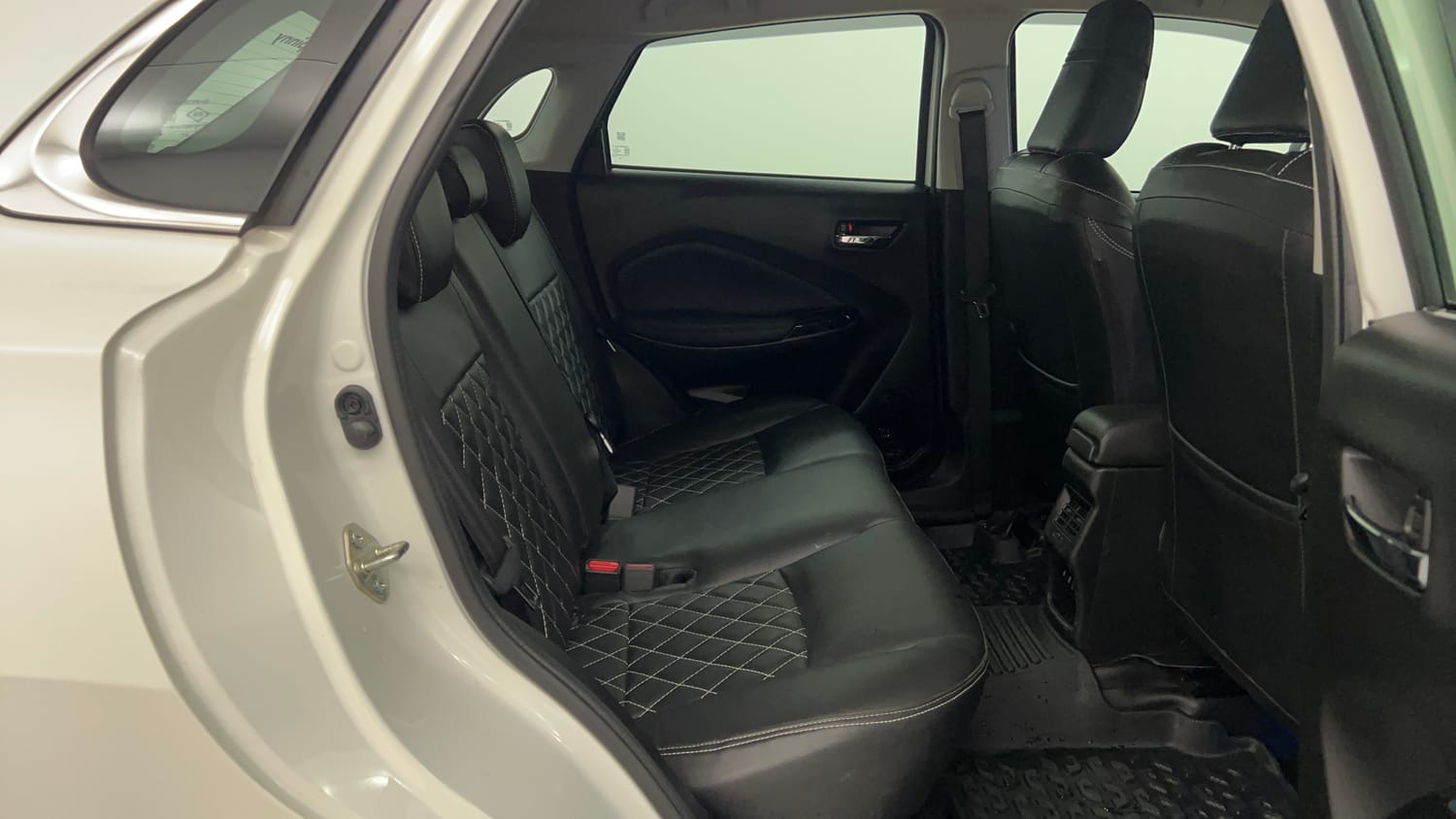 Used 2025 Maruti Suzuki Baleno Alpha AGS Petrol Automatic interior RIGHT SIDE REAR DOOR CABIN VIEW