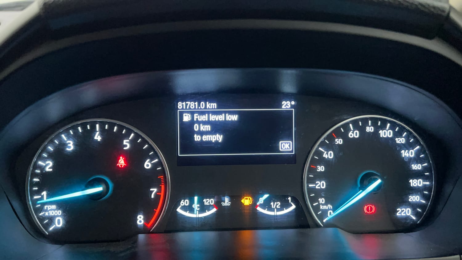 Used 2021 Ford EcoSport S MT 1.5 Ti-VCT Petrol Manual interior CLUSTERMETER VIEW