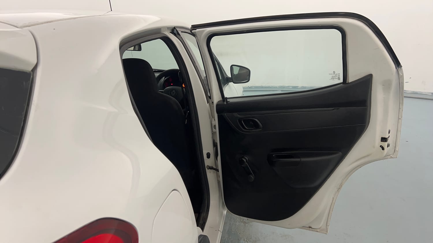 Used 2017 renault Kwid 1.0 RXT Anniversary Edition Petrol Manual interior RIGHT REAR DOOR OPEN VIEW