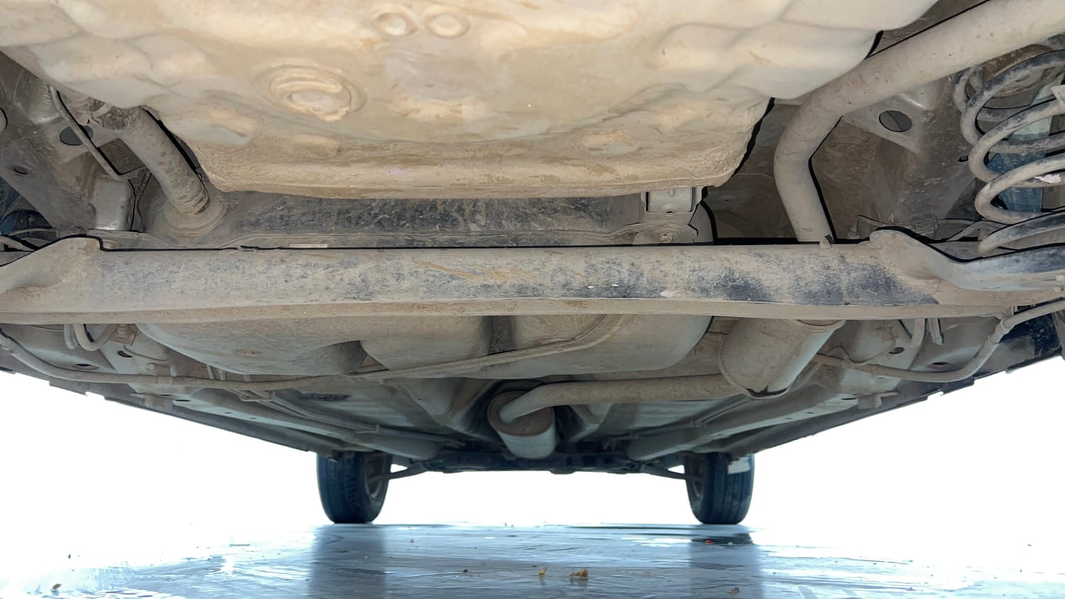 Used 2022 Maruti Suzuki S-Presso VXi (O) CNG Cng Manual extra REAR UNDERBODY VIEW (TAKEN FROM REAR)