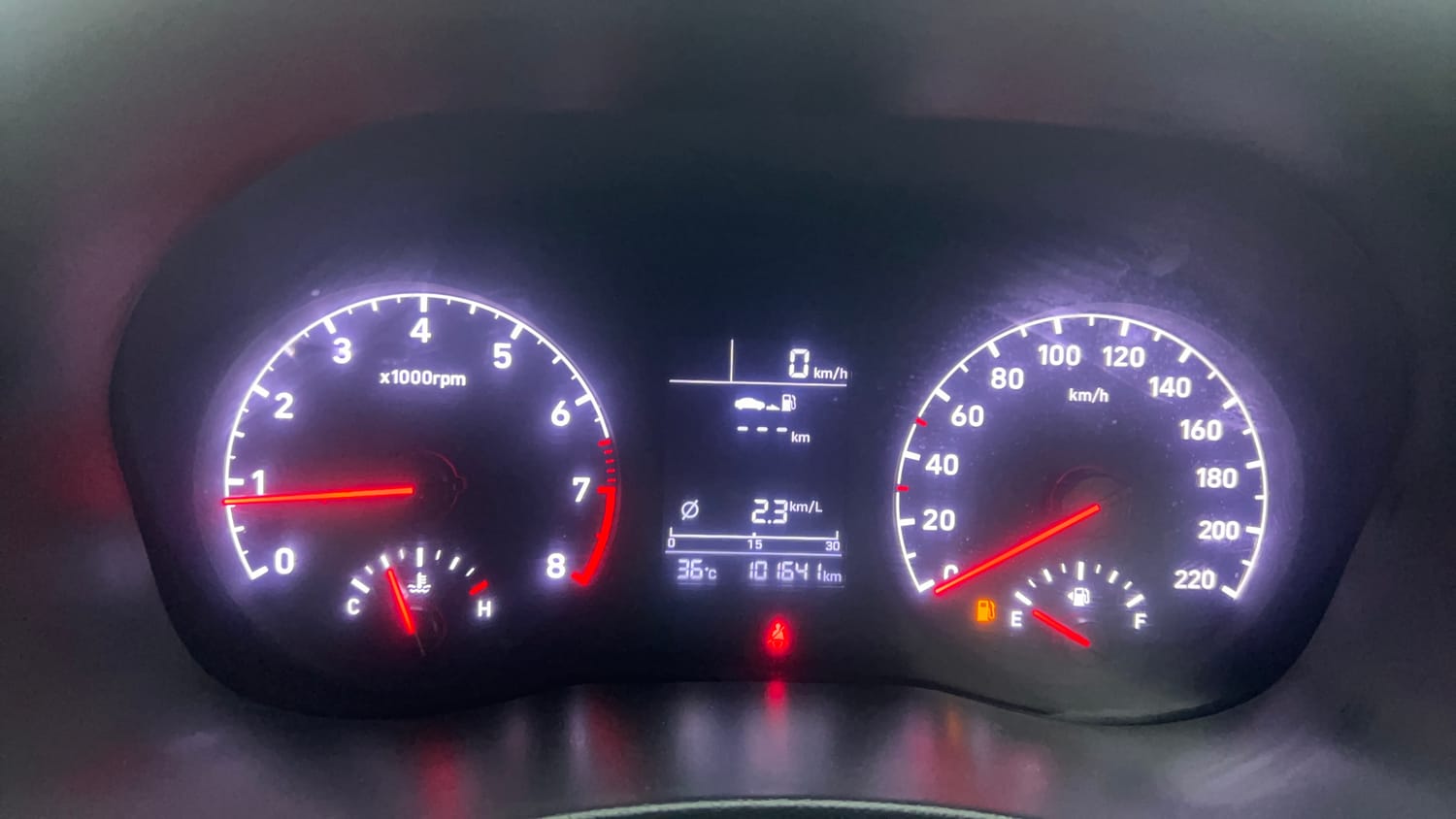 Used 2017 Hyundai Verna SX 1.6 VTVT Petrol Manual interior CLUSTERMETER VIEW
