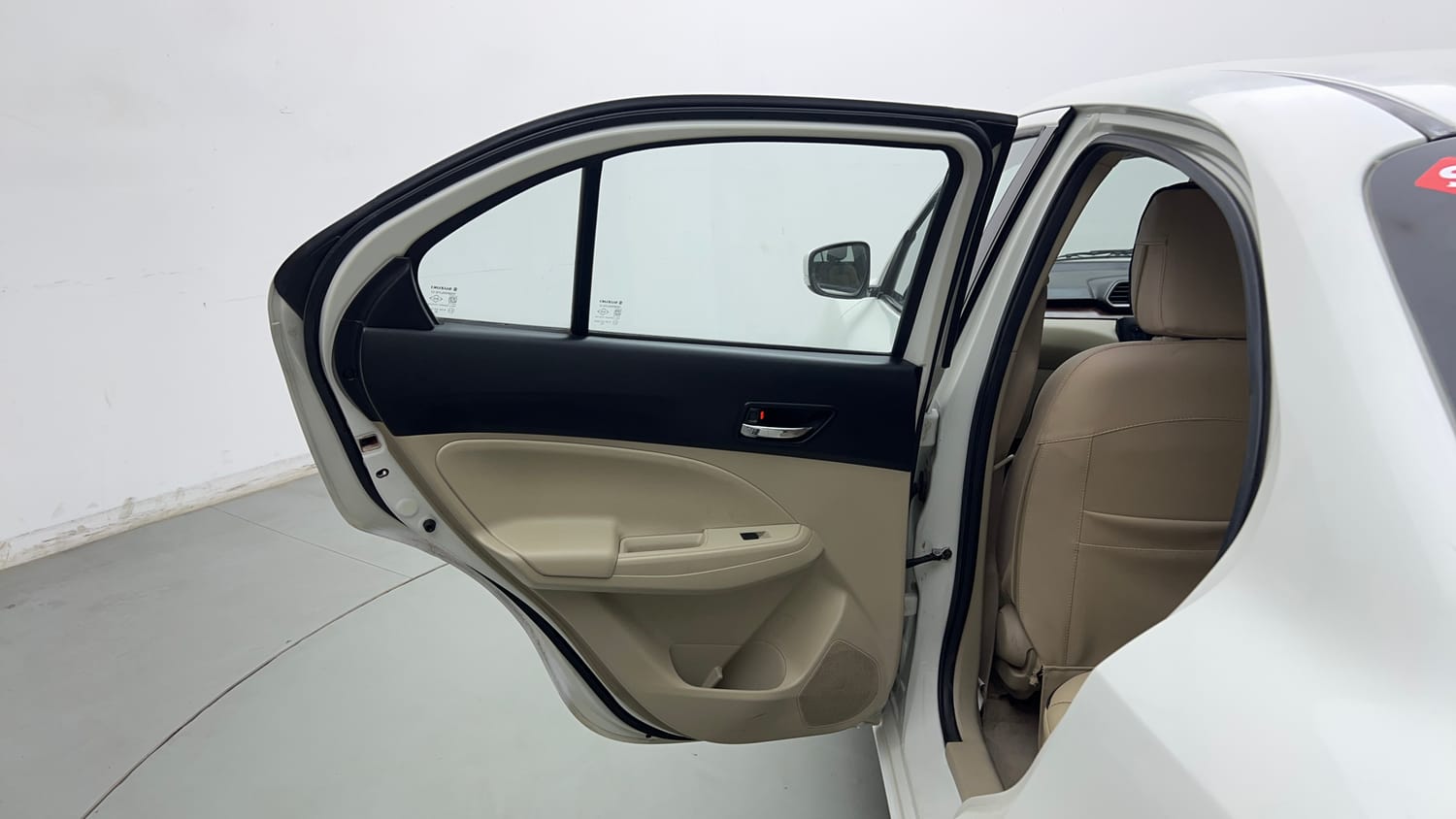 Used 2018 Maruti Suzuki Dzire VXi Petrol Manual interior LEFT REAR DOOR OPEN VIEW