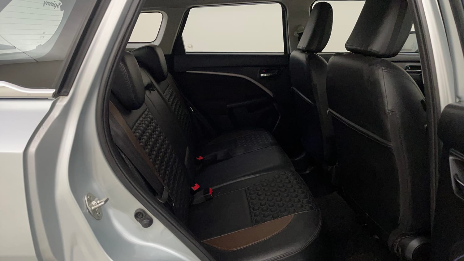 Used 2023 Maruti Suzuki Brezza ZXI AT Petrol Automatic interior RIGHT SIDE REAR DOOR CABIN VIEW