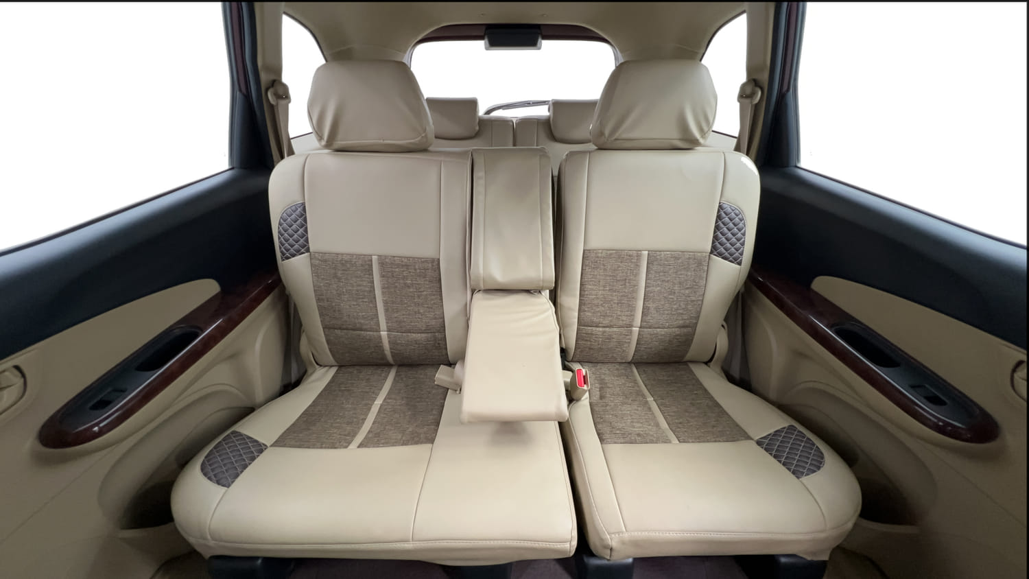 Used 2014 Honda Mobilio V (O) Petrol Petrol Manual interior REAR SEAT CONDITION VIEW