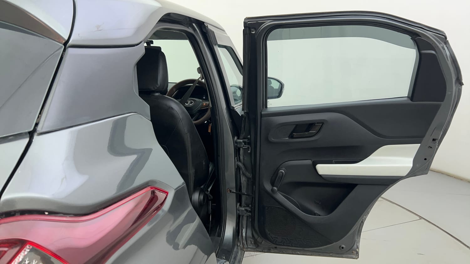 Used 2022 Tata Punch Pure Rhythm Pack MT Petrol Manual interior RIGHT REAR DOOR OPEN VIEW