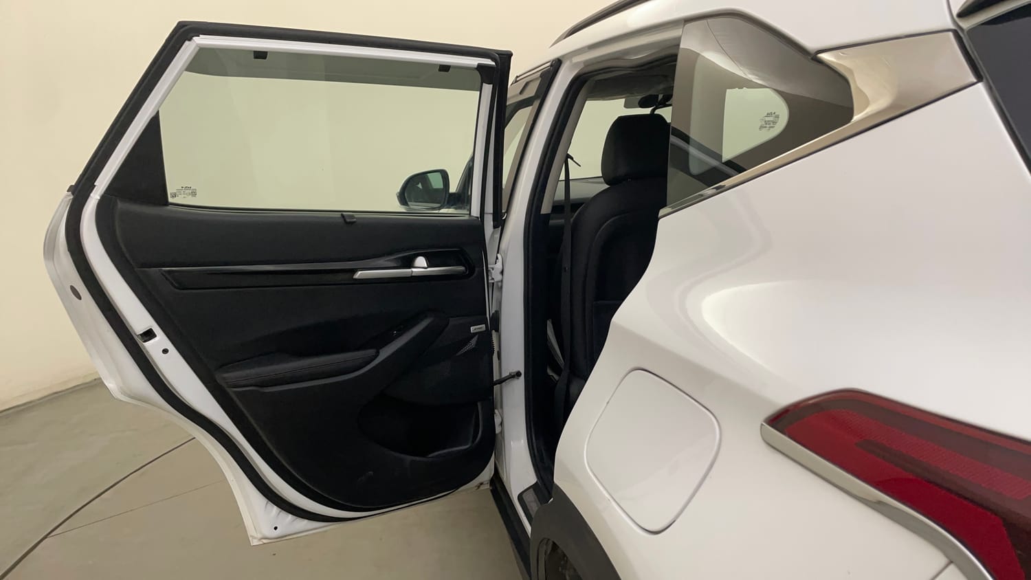 Used 2023 Kia Seltos GTX Plus 1.5 Diesel AT Diesel Automatic interior LEFT REAR DOOR OPEN VIEW