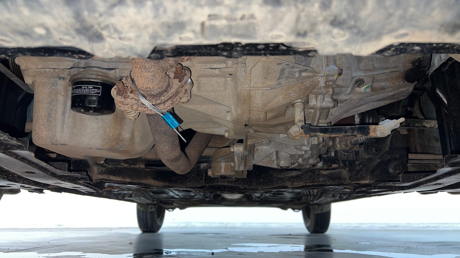 Used 2018 Maruti Suzuki Dzire VXi Petrol Manual extra FRONT LEFT UNDERBODY VIEW