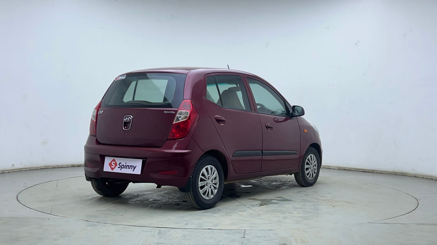 Used 2015 Hyundai i10 Sportz 1.1 iRDE2 Petrol Manual exterior RIGHT REAR CORNER VIEW