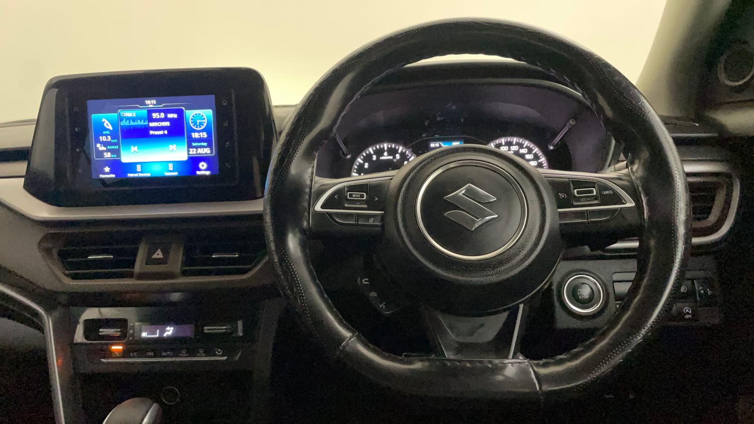 Used 2023 Maruti Suzuki Brezza ZXI AT Petrol Automatic interior STEERING VIEW