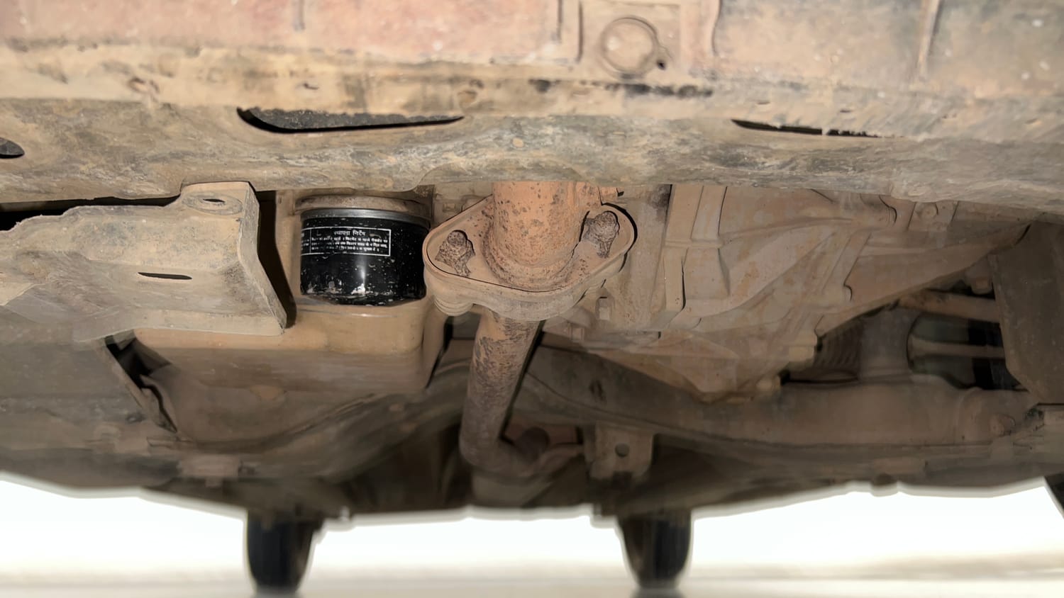 Used 2018 Maruti Suzuki Celerio ZXi (O) AMT Petrol Automatic extra FRONT LEFT UNDERBODY VIEW