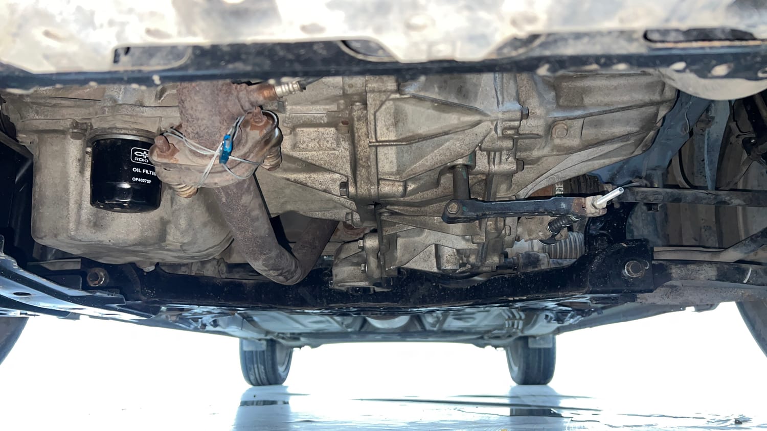 Used 2019 Maruti Suzuki Baleno Zeta Petrol Manual extra FRONT LEFT UNDERBODY VIEW