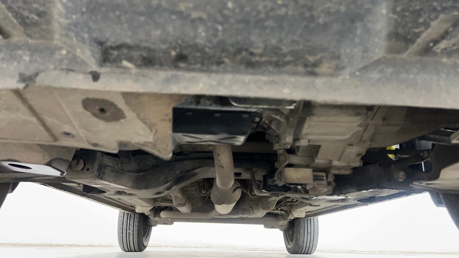 Used 2018 Tata Nexon XZ Diesel Diesel Manual extra FRONT LEFT UNDERBODY VIEW