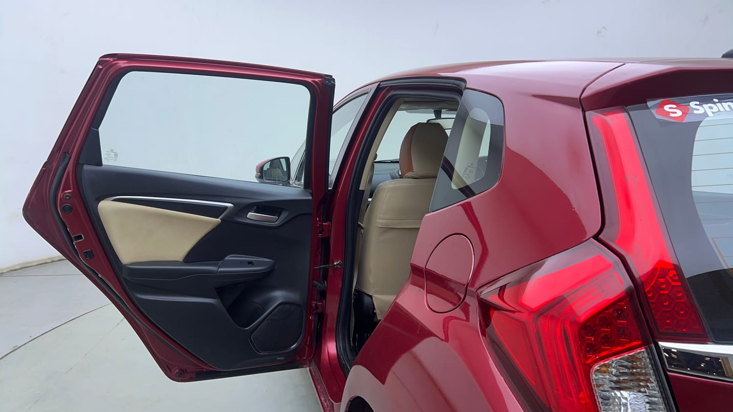 Used 2020 Honda Jazz ZX CVT Petrol Automatic interior LEFT REAR DOOR OPEN VIEW