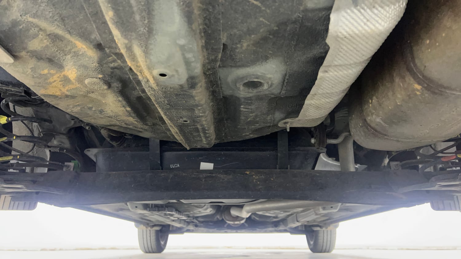 Used 2026 Hyundai Grand i10 Nios Asta 1.2 Kappa AMT Petrol Automatic extra REAR UNDERBODY VIEW (TAKEN FROM REAR)