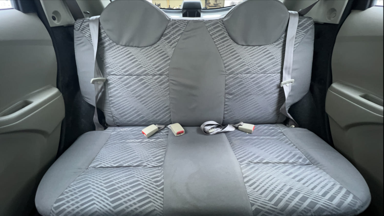 Used 2014 Datsun GO T Petrol Manual interior REAR SEAT CONDITION VIEW
