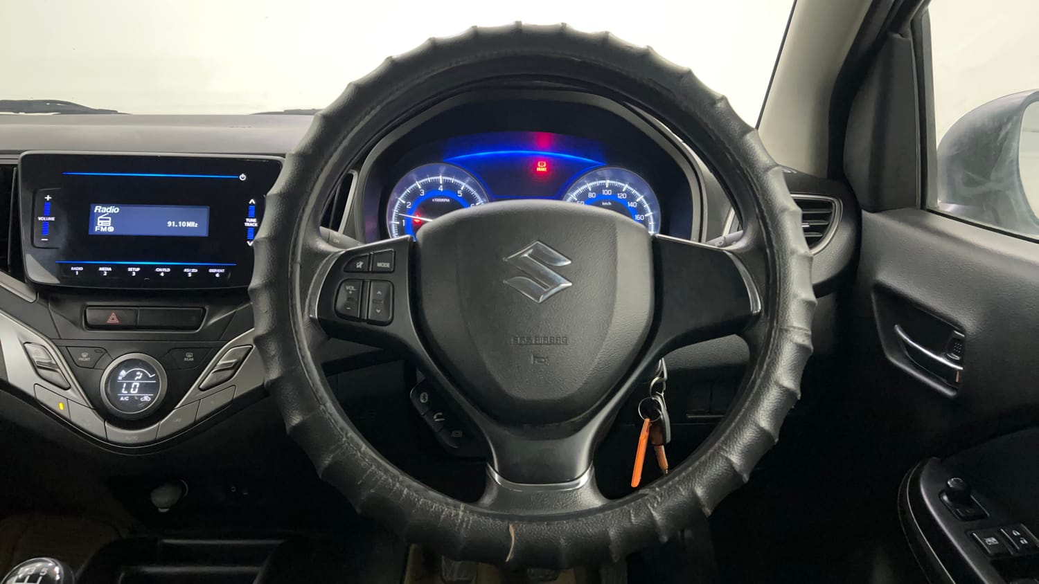 Used 2019 Maruti Suzuki Baleno Delta Petrol Manual interior STEERING VIEW