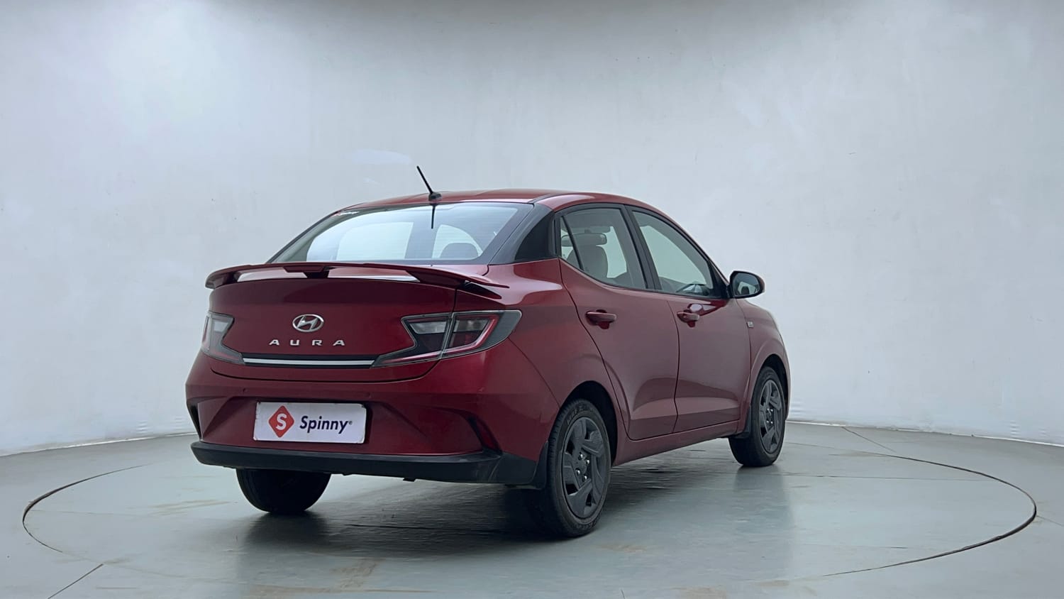 Used 2022 Hyundai Aura S 1.2 AMT Petrol Petrol Automatic exterior RIGHT REAR CORNER VIEW