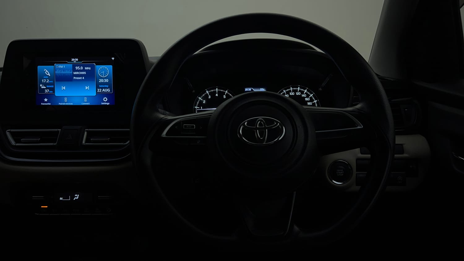 Used 2024 Toyota Glanza G Petrol Manual interior STEERING VIEW