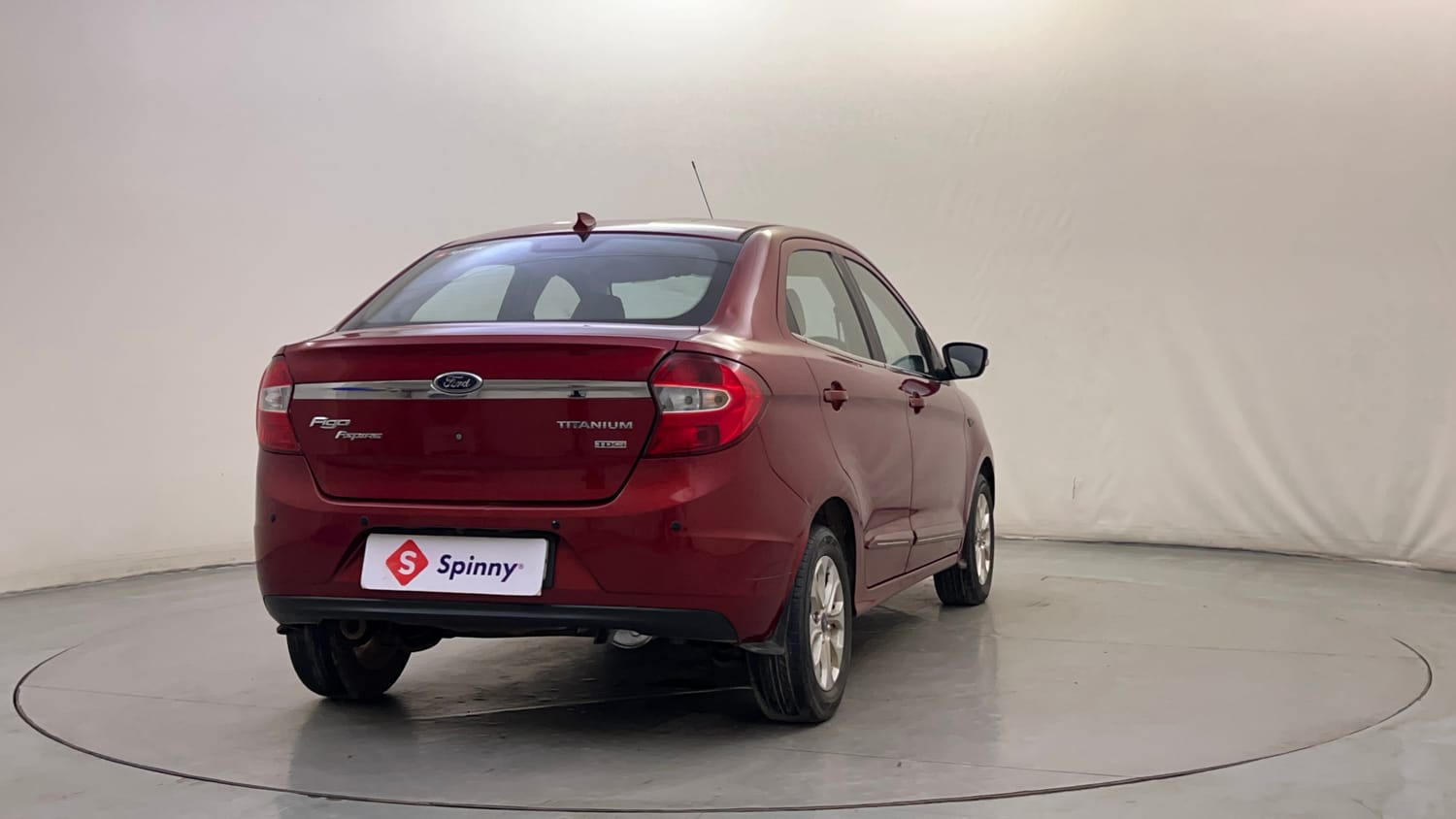 Used 2018 Ford Figo Aspire Titanium 1.2 Ti-VCT Diesel Manual exterior RIGHT REAR CORNER VIEW
