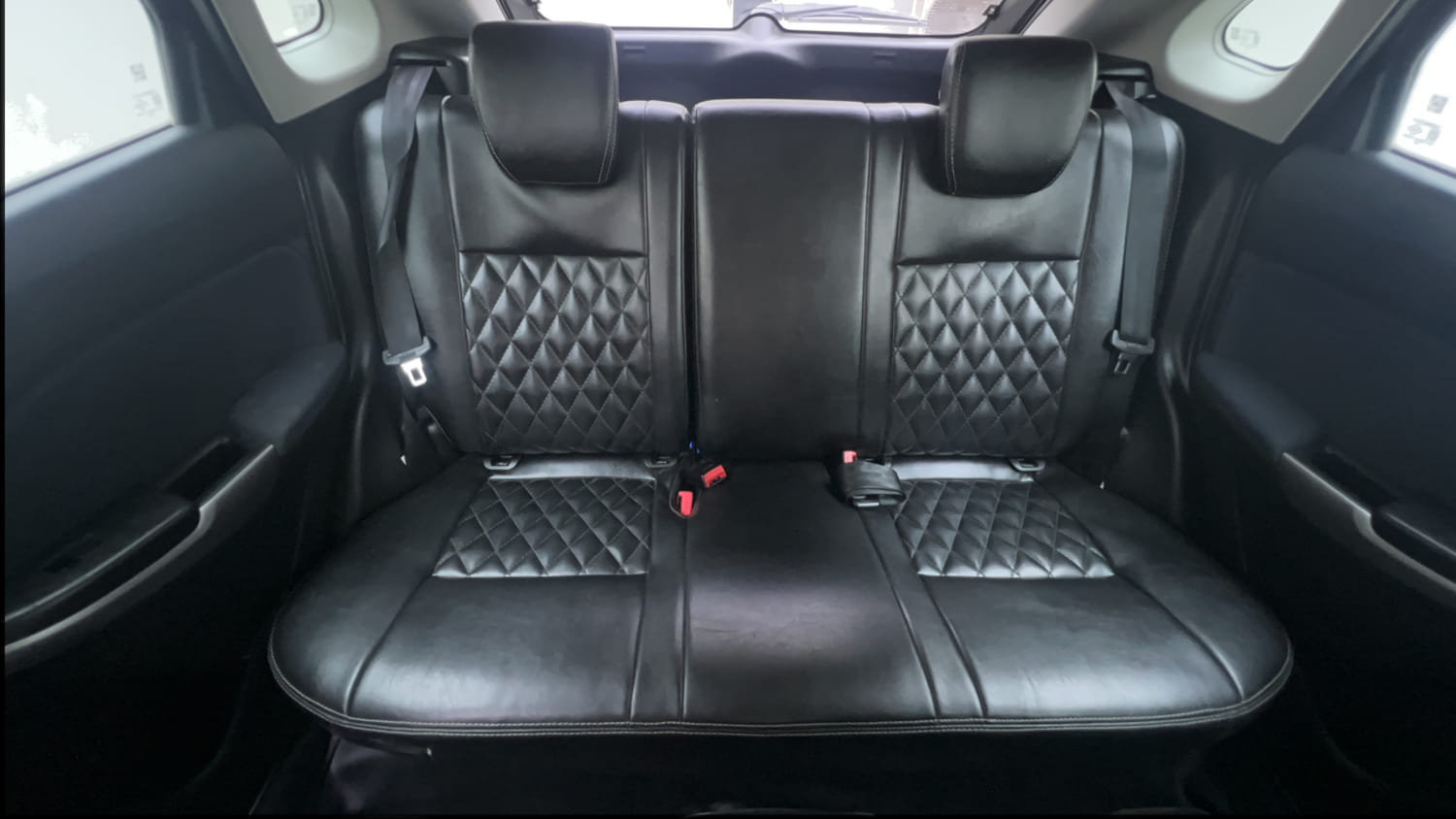 Used 2021 Toyota Glanza V CVT Petrol Automatic interior REAR SEAT CONDITION VIEW