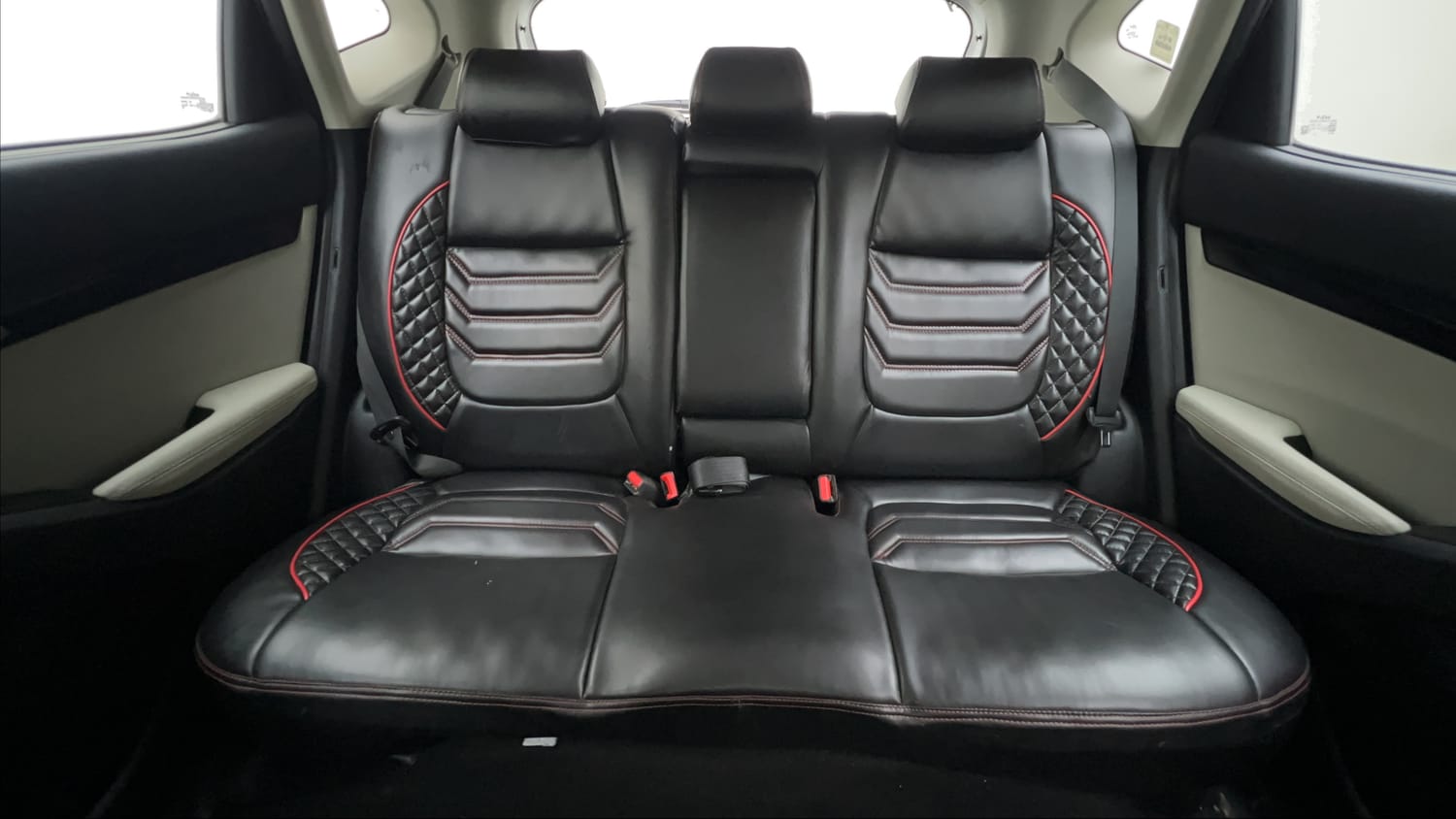 Used 2023 Kia Seltos HTX 1.5 Petrol Manual interior REAR SEAT CONDITION VIEW