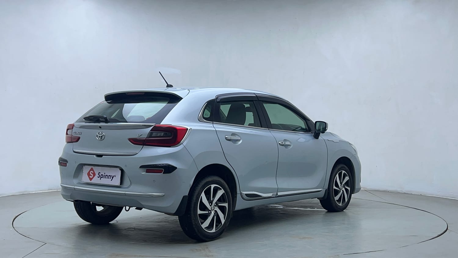 Used 2024 Toyota Glanza V Petrol Manual exterior RIGHT REAR CORNER VIEW