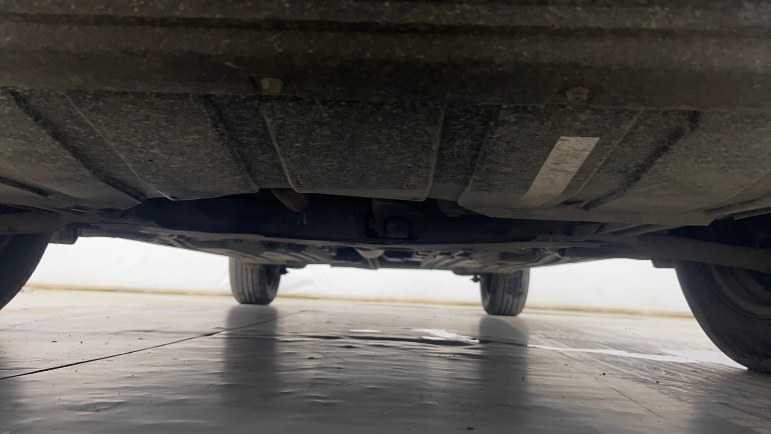Used 2022 maruti-suzuki Vitara Brezza LXi Petrol Manual extra FRONT LEFT UNDERBODY VIEW